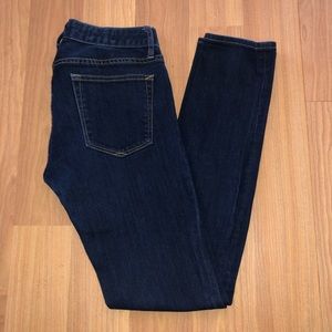 GAP darkwash always skinny jeans